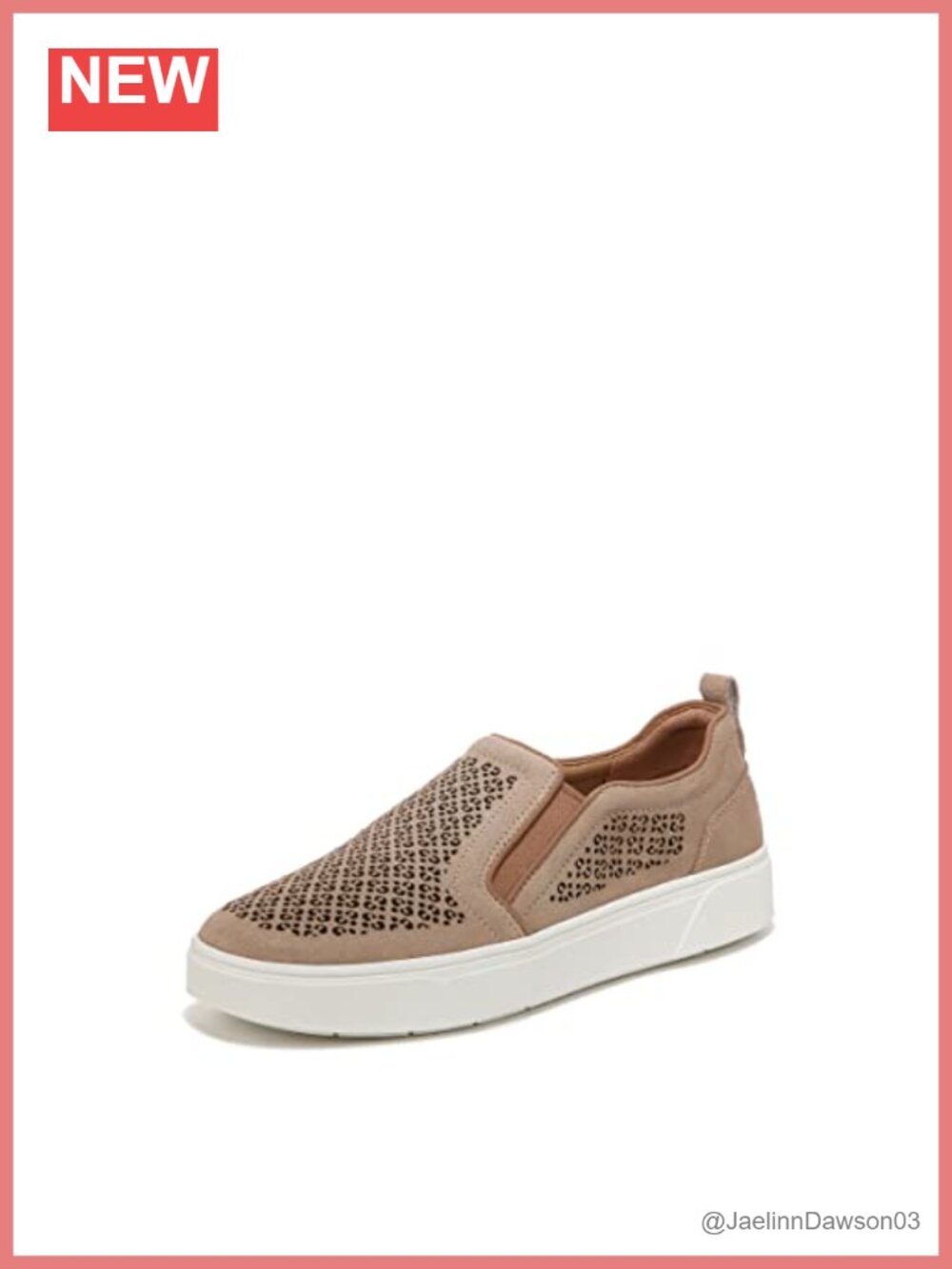 Women's Suede Slip-On Sneakers with Arch Support for Plantar Fasciitis